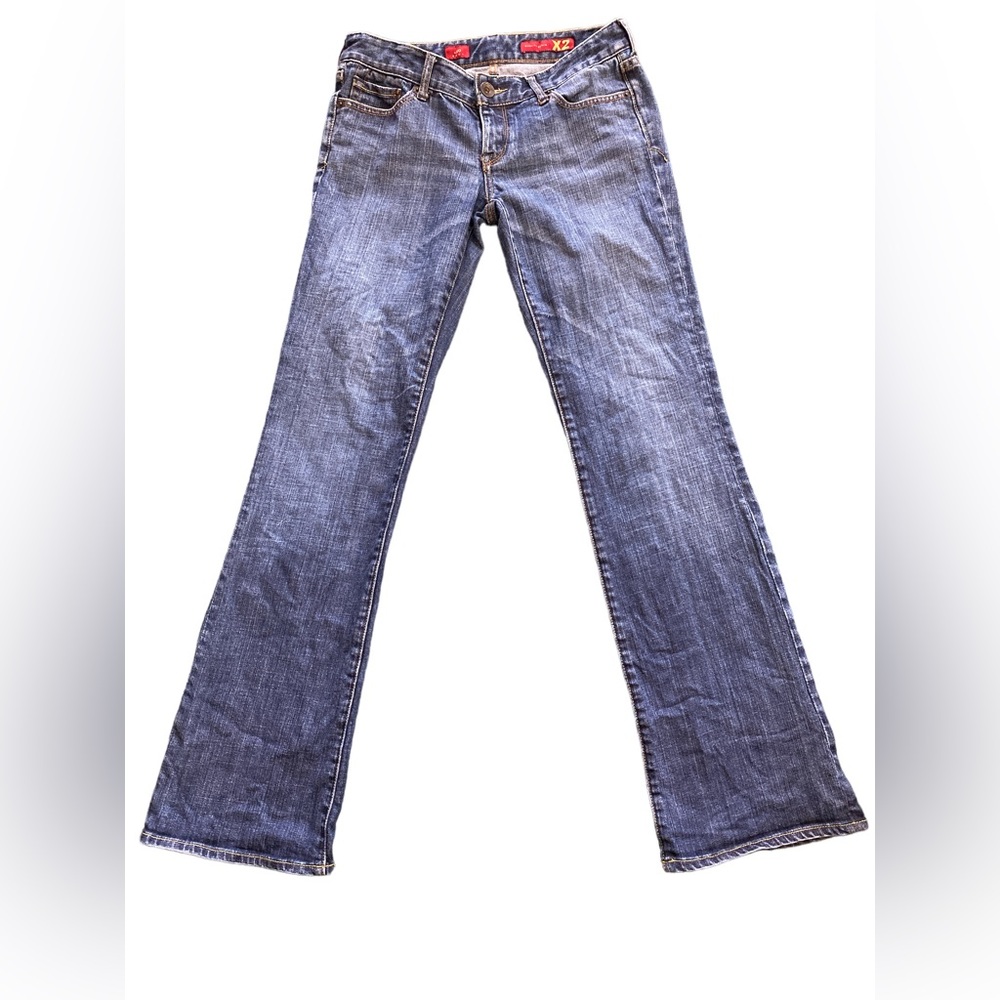 Quality Denim X2 blue jeans size 4 Boot Cut EUC